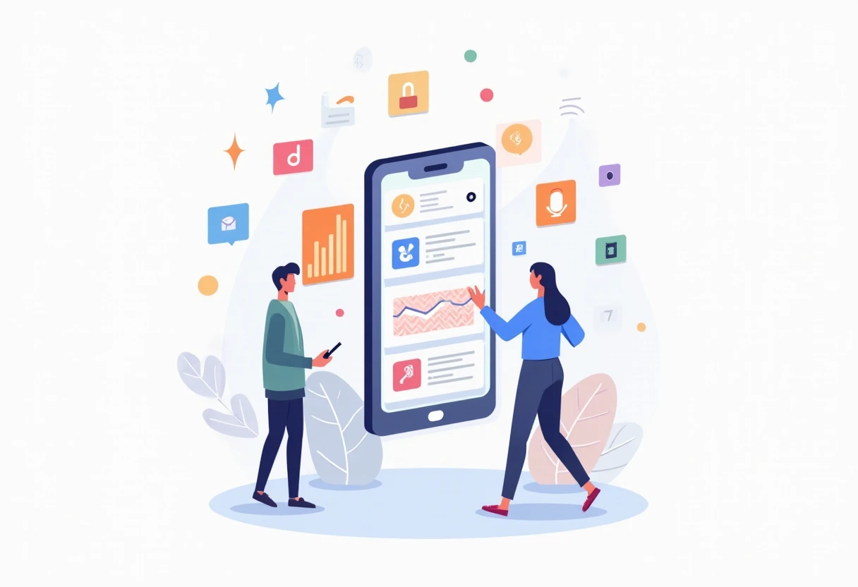 Social media app icons