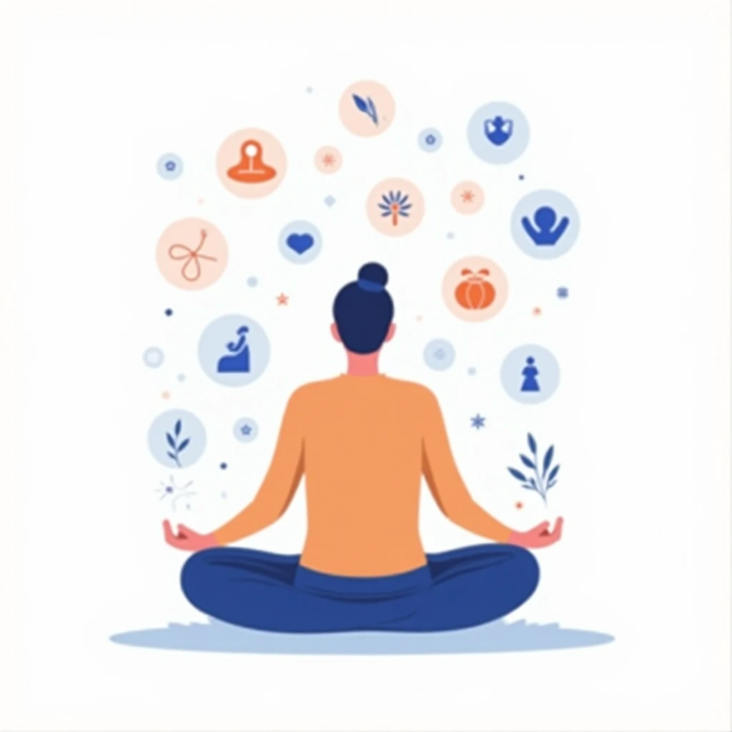 Holistic wellness concept