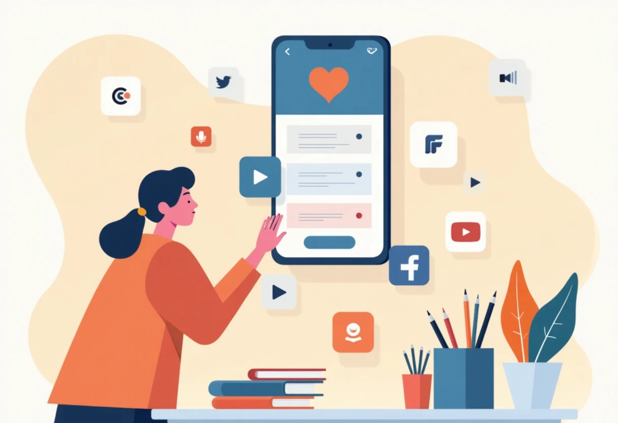 Choosing social media apps