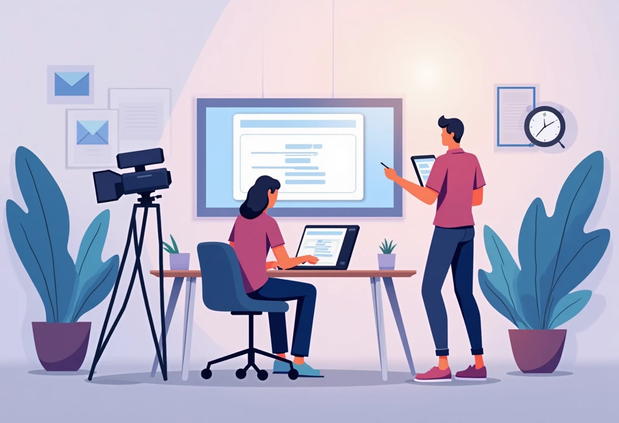 Professional studio setup