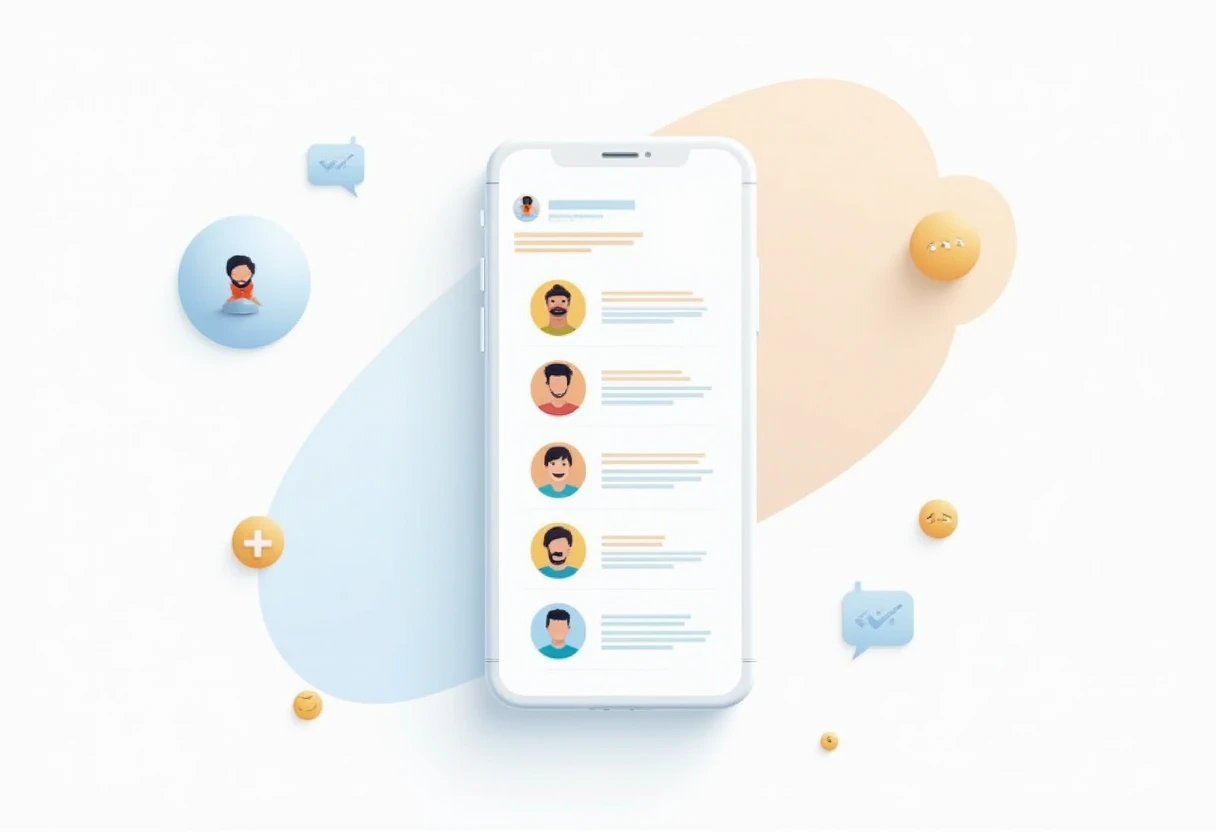 Interface de aplicativo de mensagens