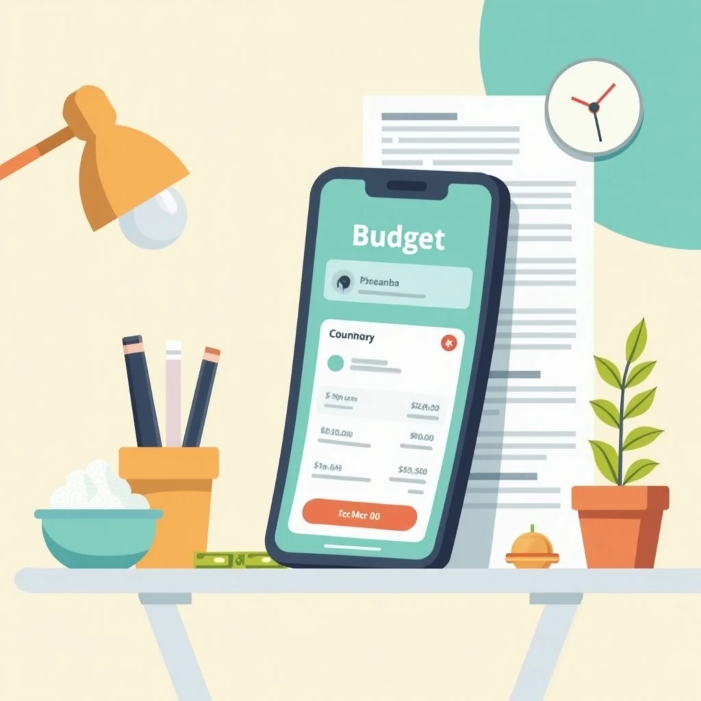 Using mobile banking for budgeting