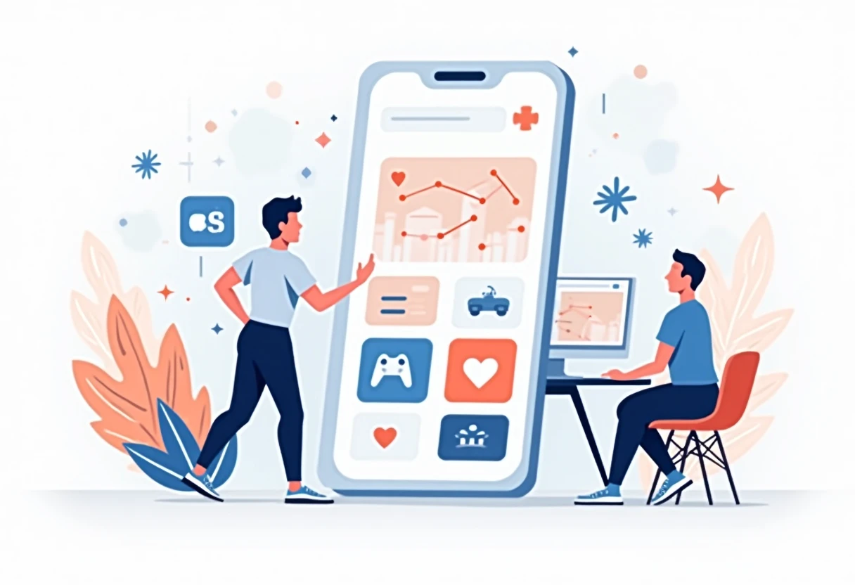 Grid of fitness app icons