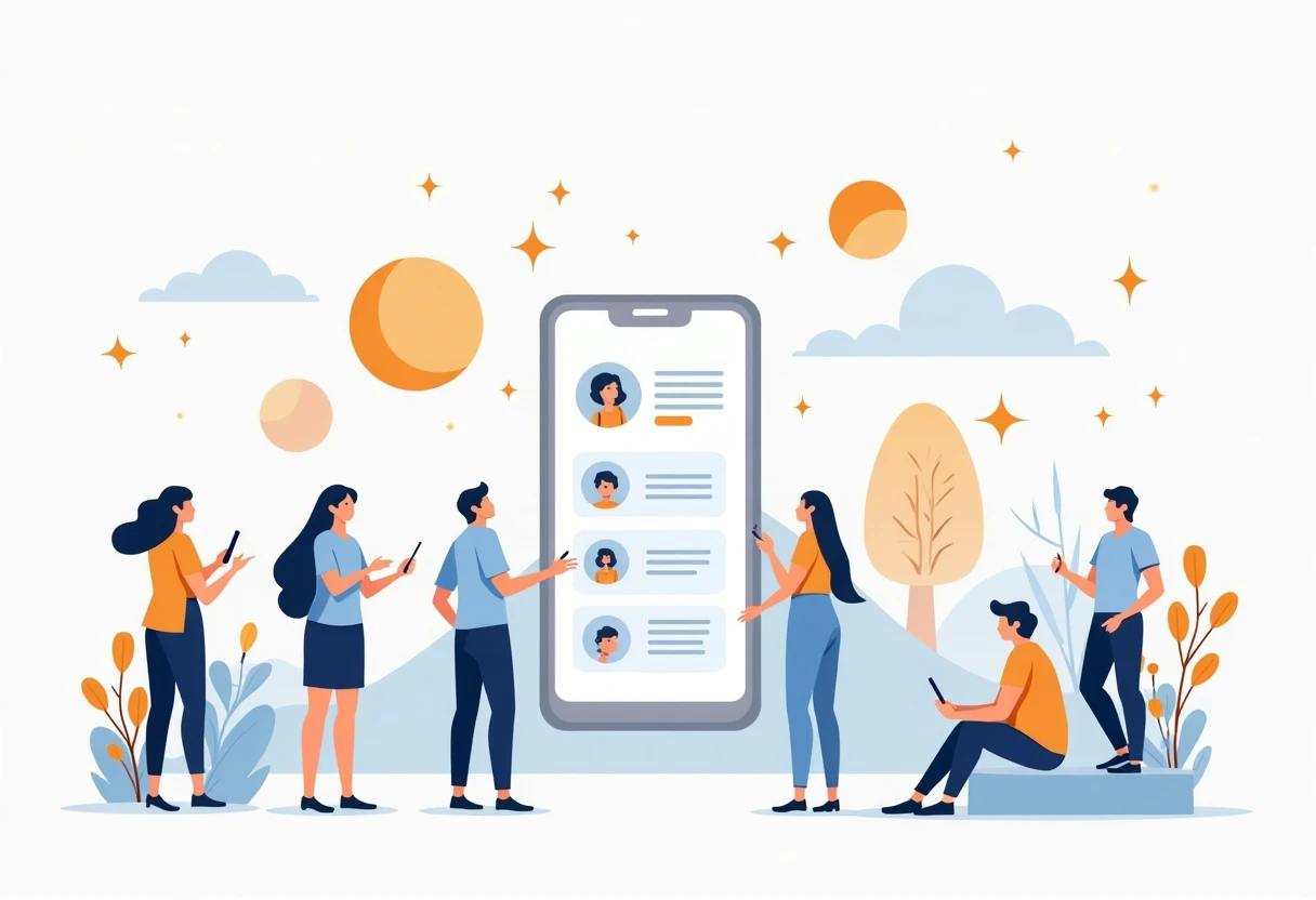 Uso de app de seguro médico al aire libre