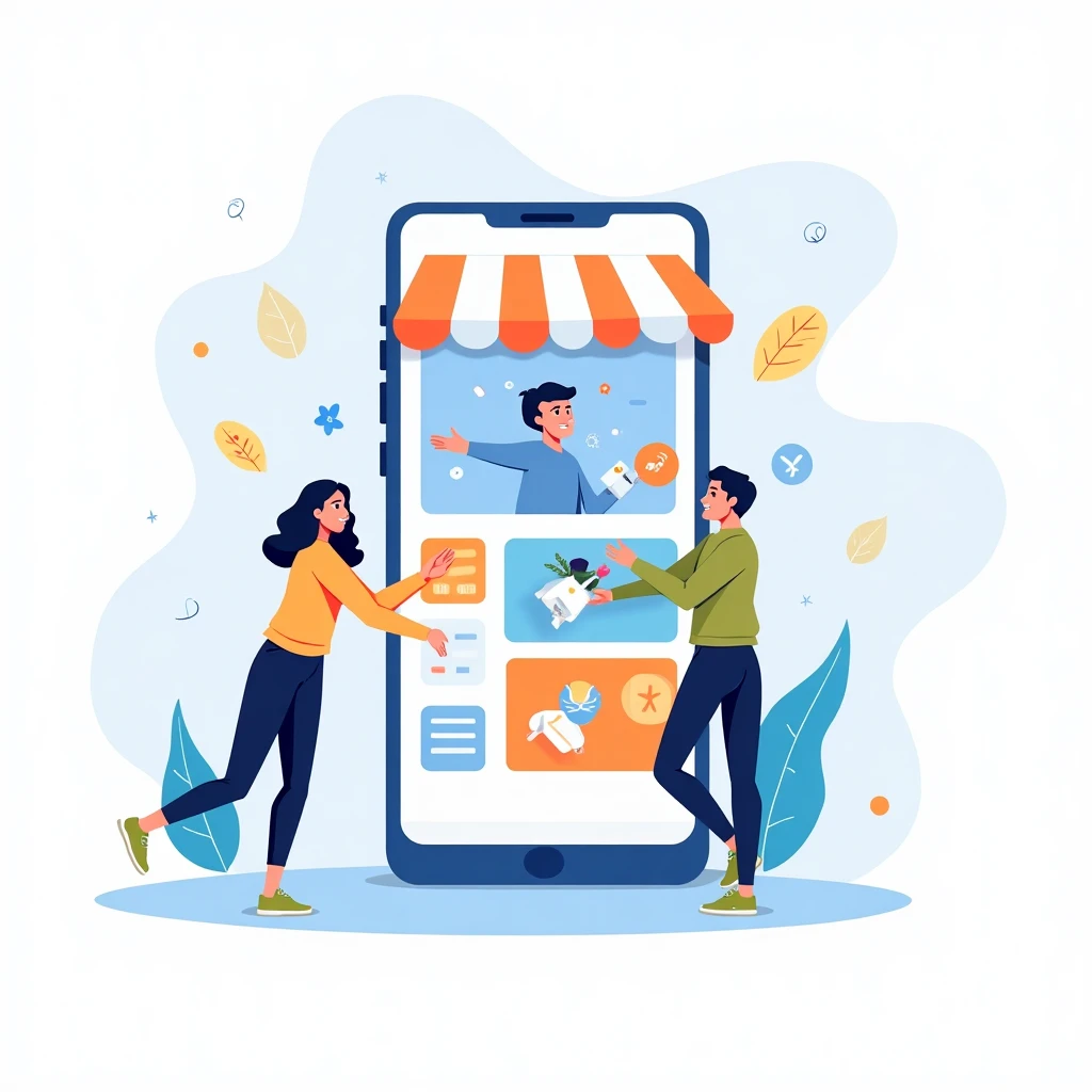 Interactive gaming shopping app