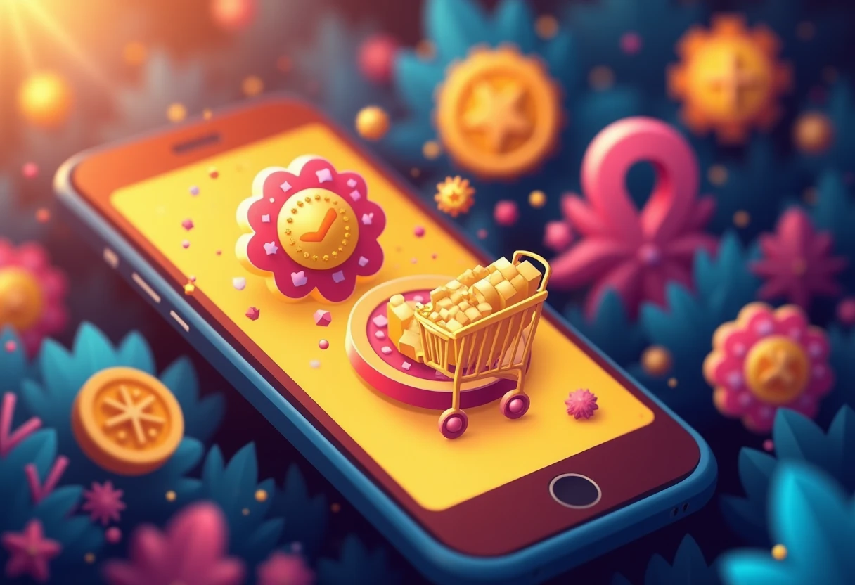 Shopping rewards app interface