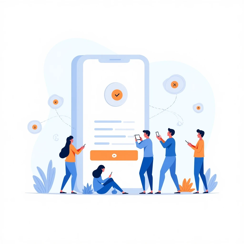 Engaging with social media apps