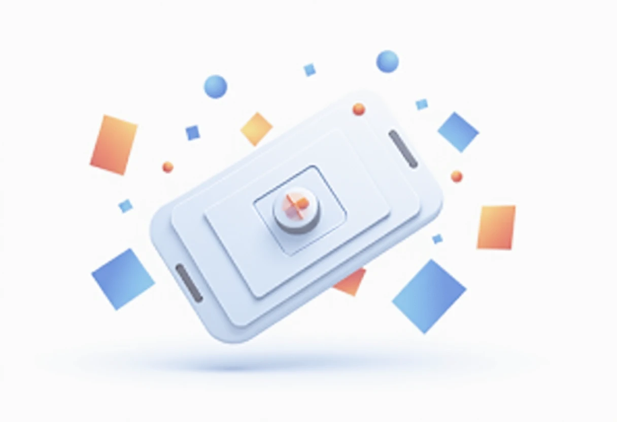 Abstract app grid illustration