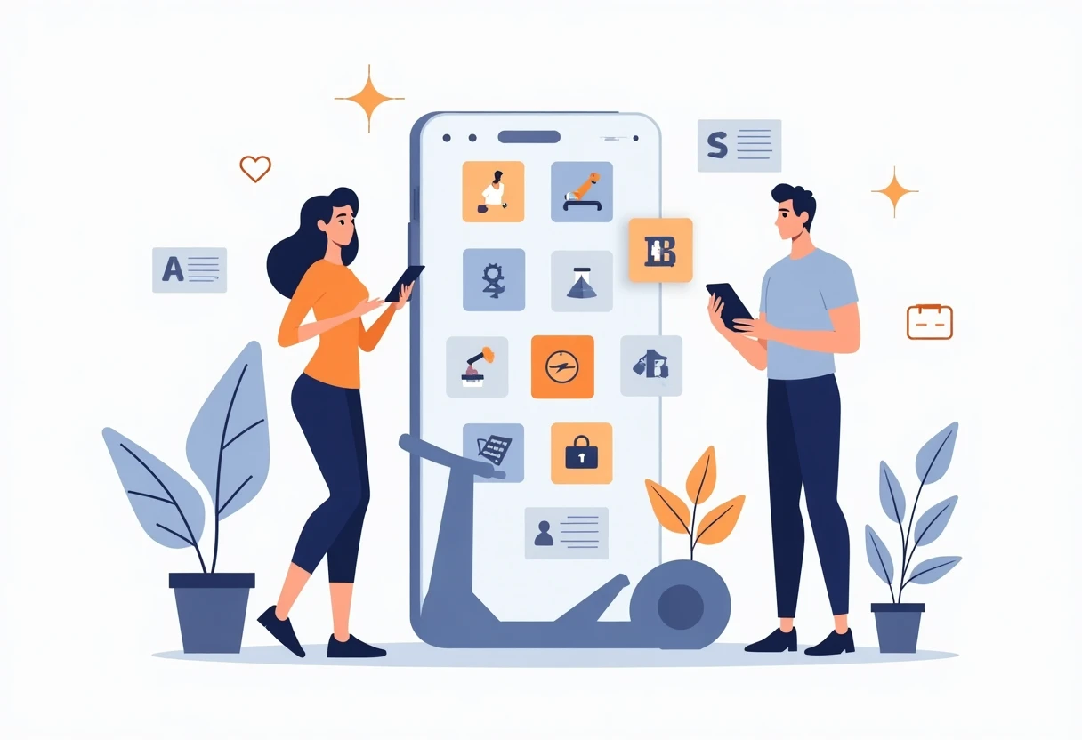 Premium Fitness-App Nutzung